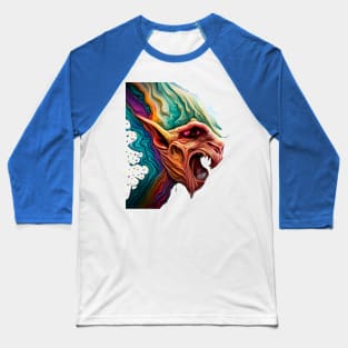 crazy alien Baseball T-Shirt